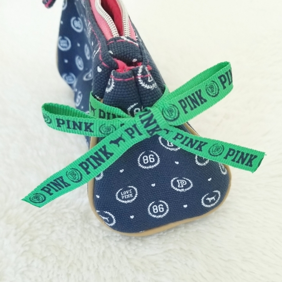 Victoria's Secret PINK Vintage Iconic Cosmetic Makeup Pencil Bag Pouch NWOT - Picture 4 of 12